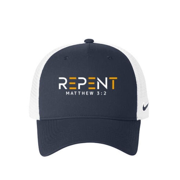 Repent Adult Christian Mesh Hat - ClaimedbyGodDesigns