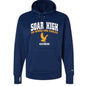 Soar High Men’s Christian Pullover Hooded Sweatshirt - ClaimedbyGodDesigns