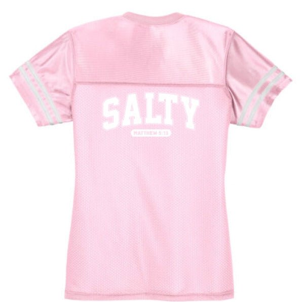 Salty Women's Christian Jersey - ClaimedbyGodDesigns