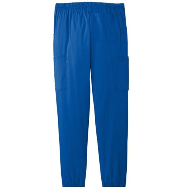 He Did It Women’s Christian Premiere Flex Jogger Scrub Pant – Comfortable, Functional, and Stylish Workwear - ClaimedbyGodDesigns