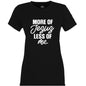 More Of Him Less Of Me Women's Christian T-shirt - ClaimedbyGodDesigns
