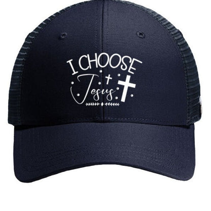 I Choose Him Adult Christian Hat - ClaimedbyGodDesigns