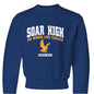 Soar High Youth Christian Pullover Fleece Sweatshirt - ClaimedbyGodDesigns