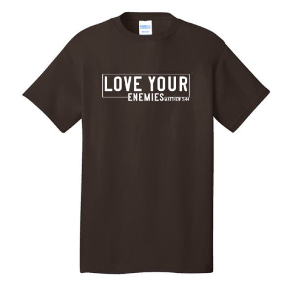 Love Your Enemies Men's Christian T-shirt - ClaimedbyGodDesigns