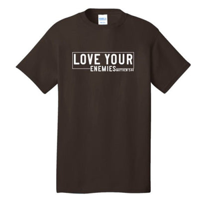 Love Your Enemies Men's Christian T-shirt - ClaimedbyGodDesigns