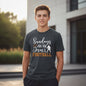 Sundays Are For Him and Football Youth Christian Jersey T-shirt - ClaimedbyGodDesigns