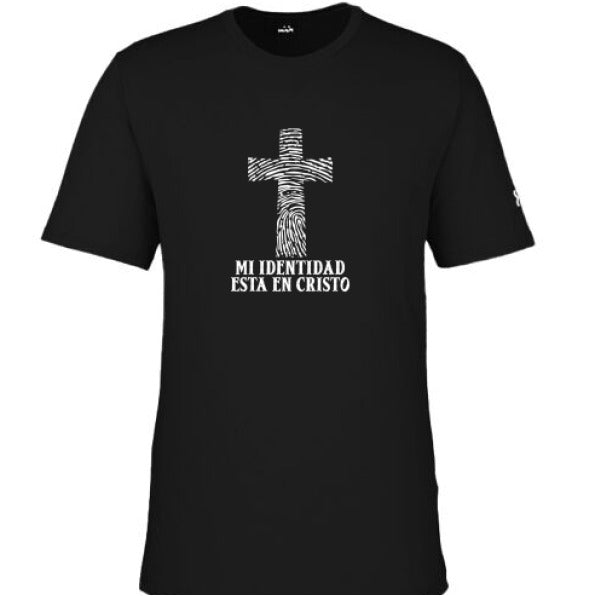 Mi Identidad Esta En Cristo Men's Spanish Christian T-shirt - ClaimedbyGodDesigns