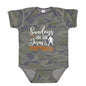 Sundays Are For Him and Football Christian Baby Jumpsuit - ClaimedbyGodDesigns