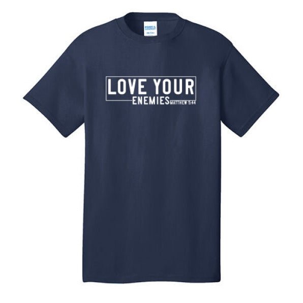 Love Your Enemies Men's Christian T-shirt - ClaimedbyGodDesigns