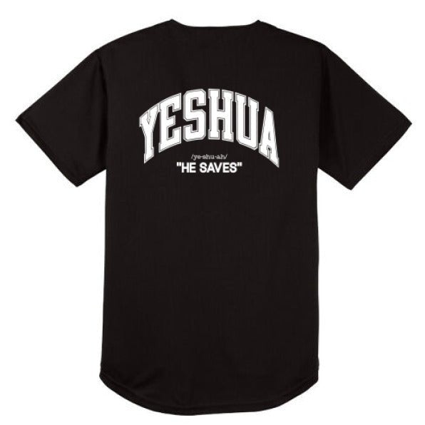 Yeshua Men's Christian Full Button Jersey - ClaimedbyGodDesigns