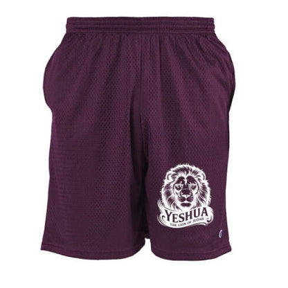 Yeshua Lion Of Judah Men’s Christian shorts - ClaimedbyGodDesigns