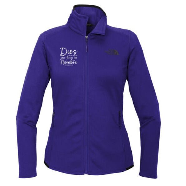 Dios Tiene Un Plan Que Lleva Tu Nombre Women's Spanish Christian Full - zip Fleece Jacket - ClaimedbyGodDesigns