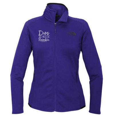 Dios Tiene Un Plan Que Lleva Tu Nombre Women's Spanish Christian Full - zip Fleece Jacket - ClaimedbyGodDesigns