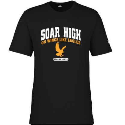 Soar High Men's Christian T-shirt - ClaimedbyGodDesigns