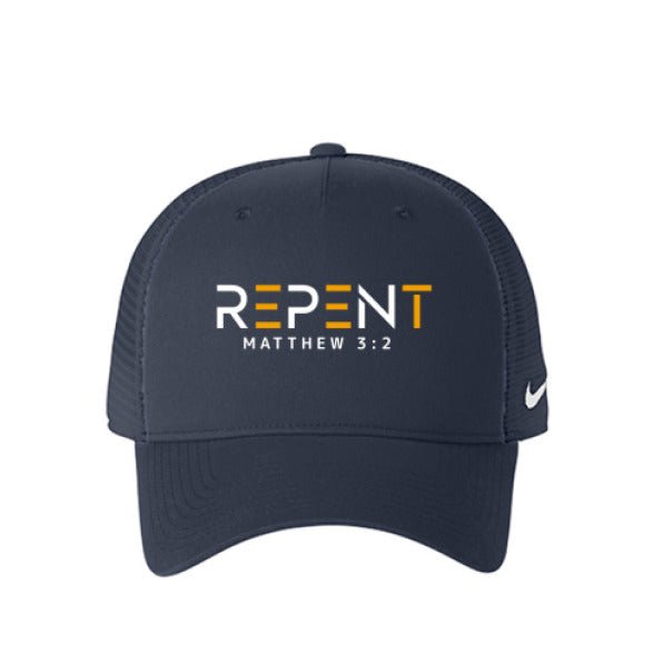 Repent Adult Christian Mesh Hat - ClaimedbyGodDesigns