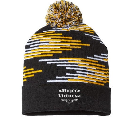 Mujer Virtuosa Women's Spanish Christian Adult Beanie - ClaimedbyGodDesigns