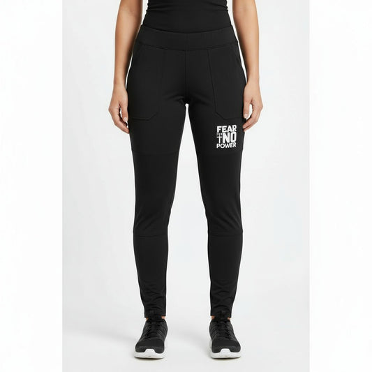 Fear has no power Women’s Christian Leggings - ClaimedbyGodDesigns