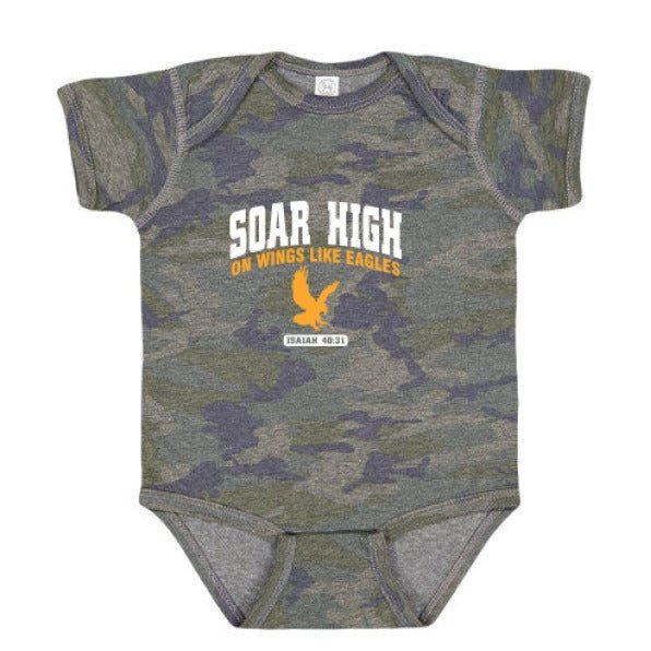Soar High Baby Christian Jumpsuit - ClaimedbyGodDesigns