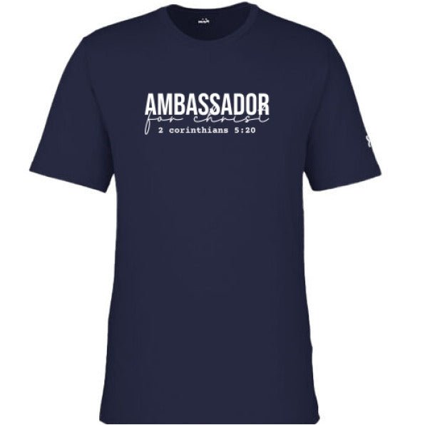 Ambassador For Him Men's Christian T-shirt - ClaimedbyGodDesigns
