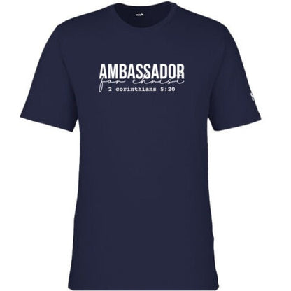 Ambassador For Him Men's Christian T-shirt - ClaimedbyGodDesigns