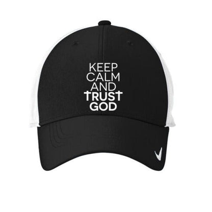 Keep Calm And Trust Him Adult Christian Hat - ClaimedbyGodDesigns