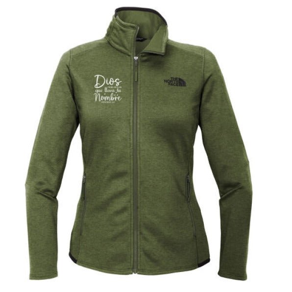 Dios Tiene Un Plan Que Lleva Tu Nombre Women's Spanish Christian Full - zip Fleece Jacket - ClaimedbyGodDesigns