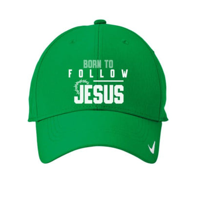 Born To Follow Him Adult Christian Hat - ClaimedbyGodDesigns