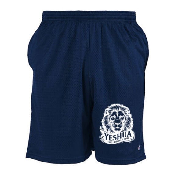 Yeshua Lion Of Judah Men’s Christian shorts - ClaimedbyGodDesigns