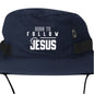 Born To Follow Him Adult Christian Bucket Hat - ClaimedbyGodDesigns