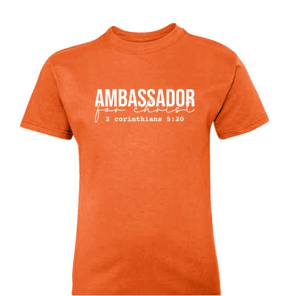 Ambassador For Him Youth Christian T-shirt - ClaimedbyGodDesigns