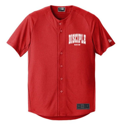 Disciple Men's Christian Full - button Jersey - ClaimedbyGodDesigns