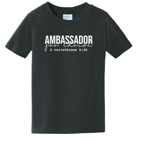 Ambassador For Him Christian Toddler T-Shirt - ClaimedbyGodDesigns