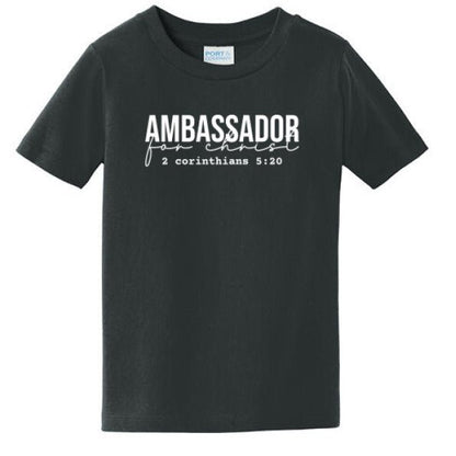 Ambassador For Him Christian Toddler T-Shirt - ClaimedbyGodDesigns