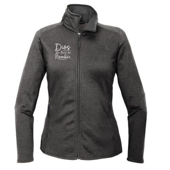 Dios Tiene Un Plan Que Lleva Tu Nombre Women's Spanish Christian Full - zip Fleece Jacket - ClaimedbyGodDesigns