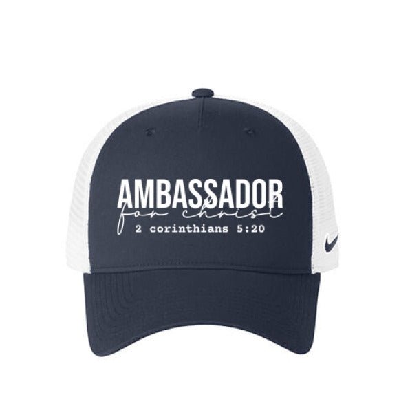 Ambassador For Him Adult Christian Mesh Hat - ClaimedbyGodDesigns
