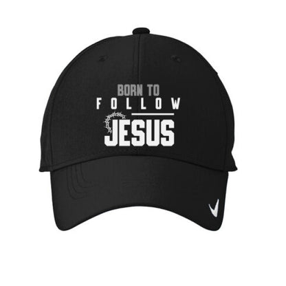 Born To Follow Him Adult Christian Hat - ClaimedbyGodDesigns