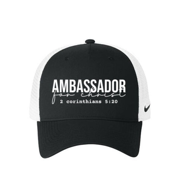 Ambassador For Him Adult Christian Mesh Hat - ClaimedbyGodDesigns