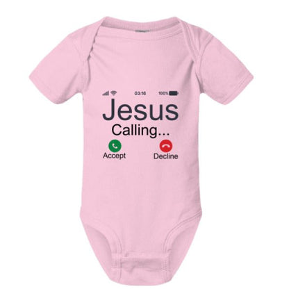He Is Calling Christian Baby Jumpsuit - ClaimedbyGodDesigns