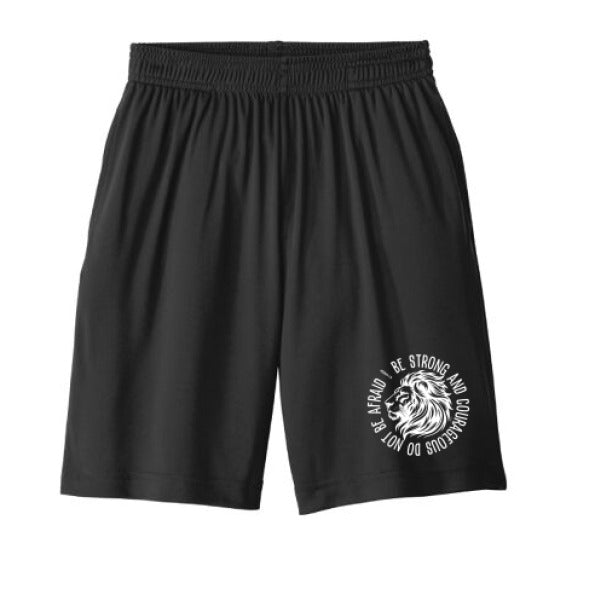 Be Strong Youth Christian Basketball Shorts - ClaimedbyGodDesigns