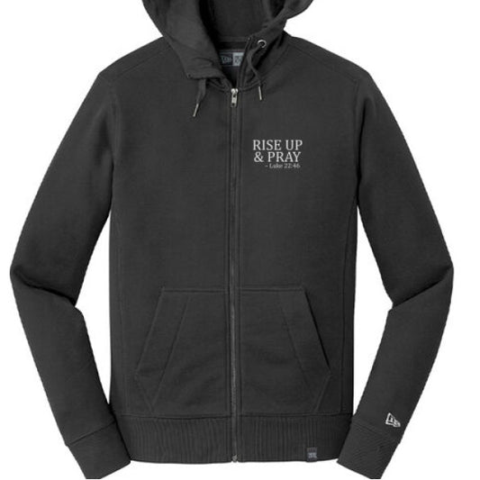 Rise Up Women's Christian Full - Zip Hooded Sweatshirt - ClaimedbyGodDesigns