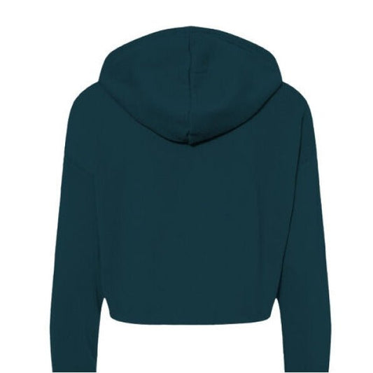 Team Christian Women's Cropped Fleece Hooded Sweatshirt – Soft, Stylish, and Faith - Inspired Comfort - ClaimedbyGodDesigns