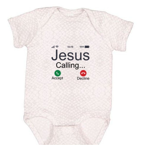 He Is Calling Christian Baby Jumpsuit - ClaimedbyGodDesigns