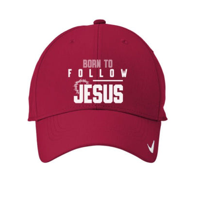 Born To Follow Him Adult Christian Hat - ClaimedbyGodDesigns