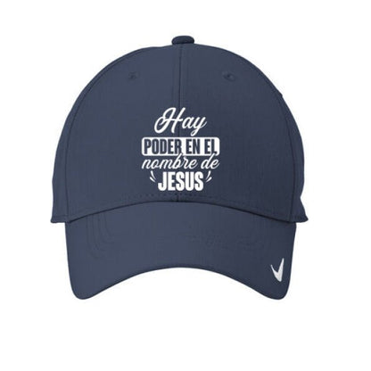 Hay Poder En El Nombre Adult Spanish Christian Hat - ClaimedbyGodDesigns
