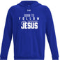 Born To Follow Him Men's Christian Pullover Fleece Hooded Sweatshirt - ClaimedbyGodDesigns