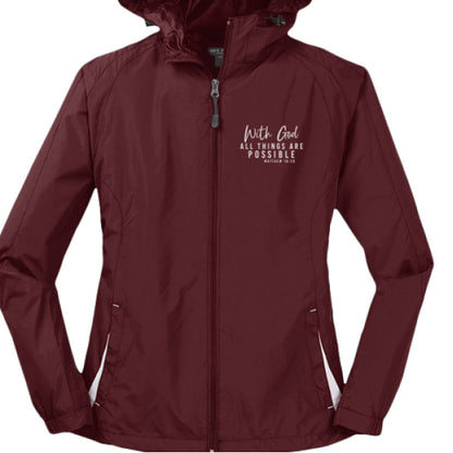 Maroon/ White - FRONT