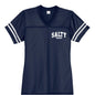 Salty Women's Christian Jersey - ClaimedbyGodDesigns