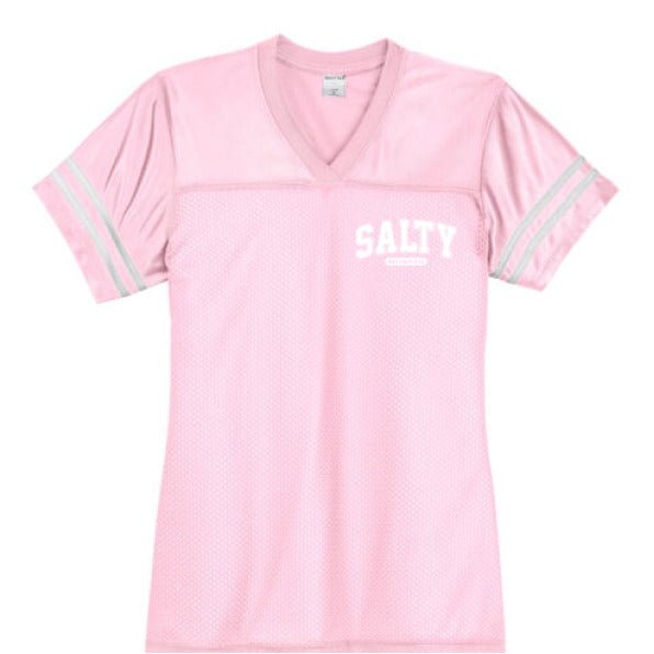 Salty Women's Christian Jersey - ClaimedbyGodDesigns