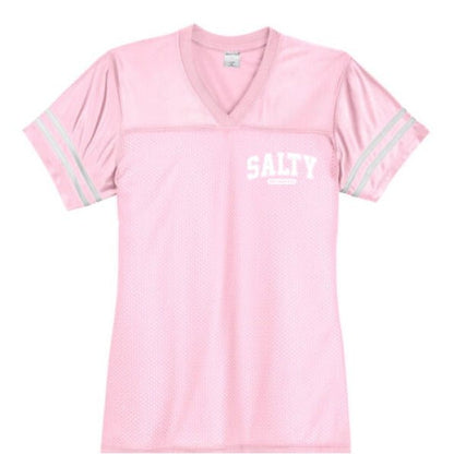 Salty Women's Christian Jersey - ClaimedbyGodDesigns