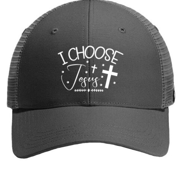 I Choose Him Adult Christian Hat - ClaimedbyGodDesigns